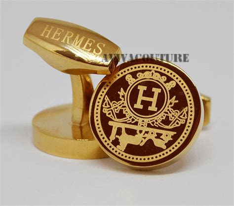 hermes cufflinks gold review.